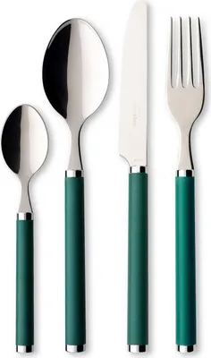Produktbild von Villeroy & Boch 24-tlg. Tafelbesteck Play Green Garden