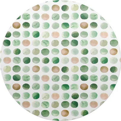 Produktbild von Aquarellpunkte – Bodenschutzmatte – Stuhlunterlage – Bürostuhlmatte – Rutschfeste Bodenmatte – Schutzmatte für Hartboden – fi 100 cm