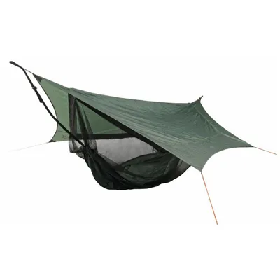 Produktbild von Amazonas Traveller Camp XXL – Hängematte mit Tarp & Moskitonetz, 305x160 cm, 200 kg, 1,8 kg