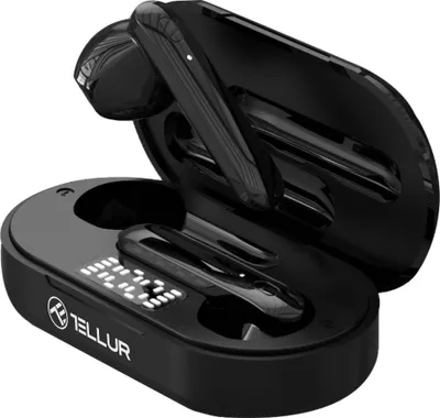 Imagen del producto de Tellur TLL511401, Estéreo inalámbrico verdadero (TWS), Música, 44 g, Auriculares, Negro