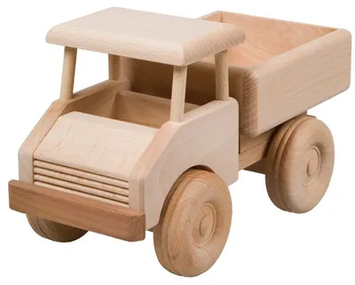 Produktbild von Hofmeister Holzwaren, Kleiner Lastwagen Spielzeug Auto Kinder, oder, Dekoration, aus Buchenholz L215xB110xH125 mm, 30461