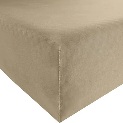 Produktbild von Erwin Müller Spannbettlaken Murnau" taupe 180x200 cm - 200x200 cm"