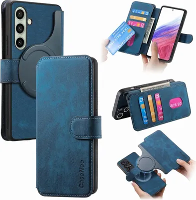 Produktbild von Samsung Galaxy S24 FE Hülle - CaseNeo 2-in-1 Klapphülle & Back Cover - Blau