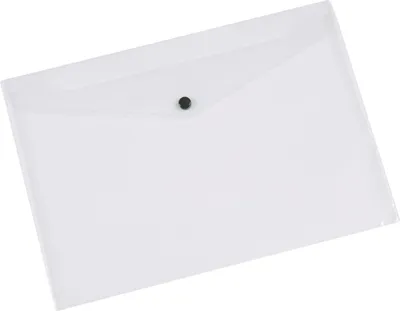 Produktbild von Dokumententasche A4 PP bis 50 Blatt transparent Packung mit 12 Stück