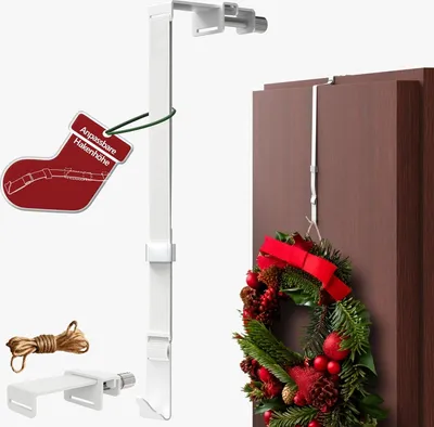 Imagen del producto de Decoración para puerta de acero inoxidable, ajustable, sin rayones, para uso interior y exterior
