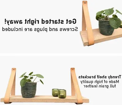 Produktbild von Holzregalträger 2-teilig Natur Wandhalterung