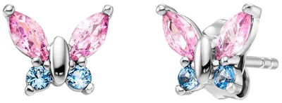 Produktbild von Herzengel HEE-BUTTERFLY1-ZI-ST Mädchen Ohrstecker Schmetterling Silber