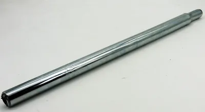Produktbild von Extra lang verstärkte Sattelstütze 500mm Stahl chrom verstärkt Ø 27,2 - 31,8 mm