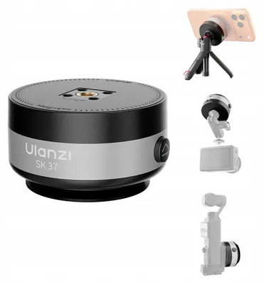 Image de Ventouse magnétique électrique, support avec filetage 1/4", ULANZI C124 / SK37