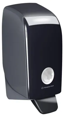 Schuimzeepdispenser 1 l, schwarz, rechteckig, Kunststoff, Wandmontage