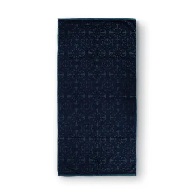 Produktbild von Pip Studio Duschtuch Tile de Pip Farbe Dunkelblau, Größe 70x140