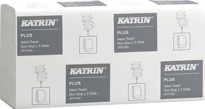 Produktbild von Katrin Papierhandtuch Plus Non Stop L3 wide 61563 3lg. ws 2.250Bl.