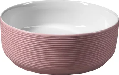 Image de ARDEA Lavabo en céramique à poser, diam. 41cm, Rose