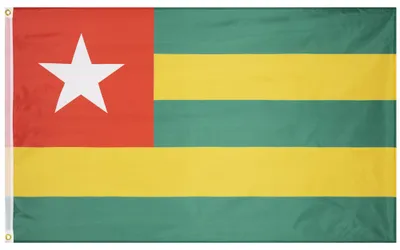 Produktbild von Einheitsgröße MW-176|Togo MUWO "Nations Together" Flagge 90x150cm