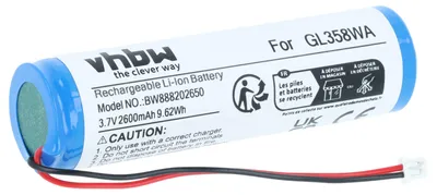 Produktbild von vhbw Akku Ersatz für DJI GL358WA für Drohne Controller (2600 mAh, 3,7 V, Li-Ion)