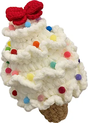 Immagine prodotto di Set per lavorare all'uncinetto un albero di Natale per principianti, tutto in uno, grazioso fai da te con i ferri, tipo 2