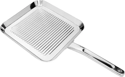 Produktbild von Grillpfanne, 5-lagig, Edelstahl, 28 x 28 cm - Cookai