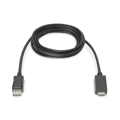 Zdjęcie produktu dla DIGITUS DisplayPort Adapterkabel DPort -> HDMIA St/St 8K 3m