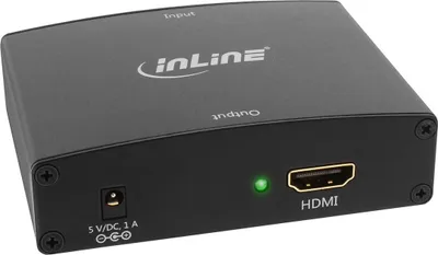 Immagine prodotto di InLine® Adattatore VGA + Audio (RCA) a HDMI, FullHD/1080p, Audio Stereo