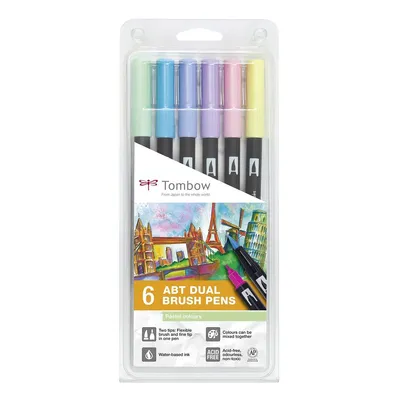 Immagine prodotto di TOMBOW Penna a pennello doppia ABT colori pastello