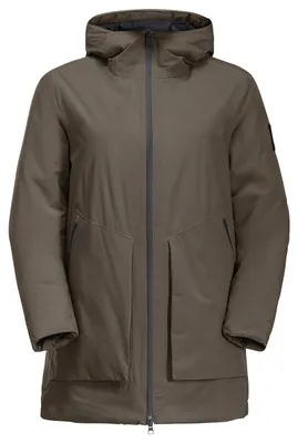 Produktbild von Jack Wolfskin Luisenplatz Damen Jacke Jkt W Cold Coffee M, Kalter Kaffee, 38