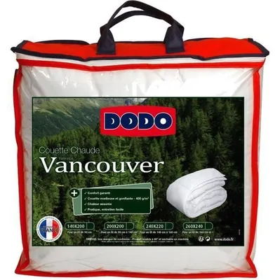 Zdjęcie produktu dla Pilot Dodo Vancouver, 100% poliester, 400g, biały, 200x200cm