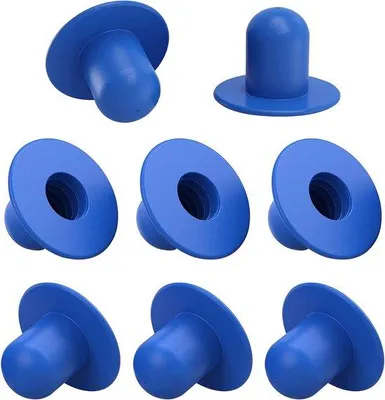 Produktbild von Famanu Schwimmbad Wandstopfen Set 8 Stück – Kunststoff – Ersatzteile