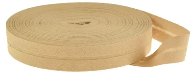 Produktbild von Schrägband Baumwolle uni 25m x 20mm breit gefalzt Einfassband 50 Farben wählbar