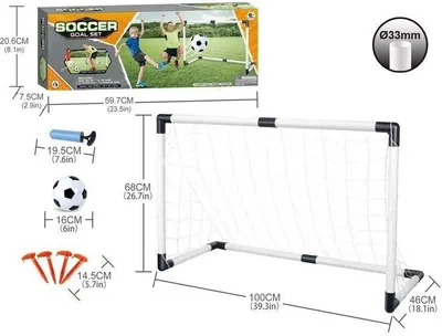 Obrázek produktu pro Wiky Fotbal set skládací branka 100x68 cm a míč