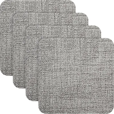 Produktbild von Erwin Müller Untersetzer Elvas" 4er-Pack grau 10x10 cm"