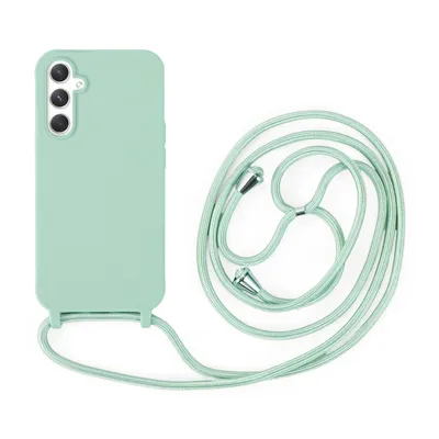 Produktbild von Handykette für Samsung Hanyhülle mit Band Hülle mit Kodel Smartphone Halskette Galaxy A34 Mintgrün