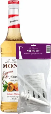 Produktbild von Monin Sirup Amaretto (70 cl) + Siruppumpe (10 ml)
