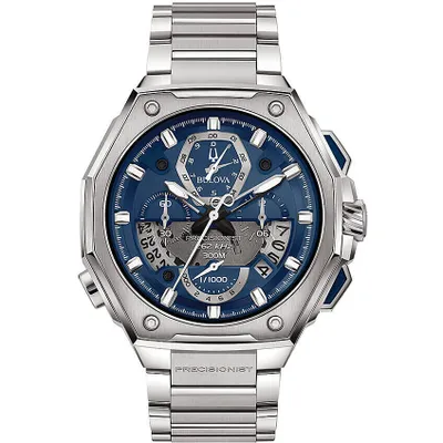 Image de Collection chronographe Bulova argent - homme