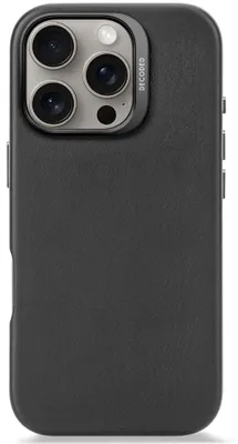 Produktbild von Decoded Leder Case für iPhone 16 Pro Max, Schwarz