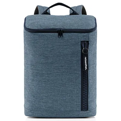Produktbild von reisenthel overnighter-backpack M, Rucksack, Reisetasche, Freizeitrucksack, Tasche Handgepäck, Twist Blue, 13 L, EG4027