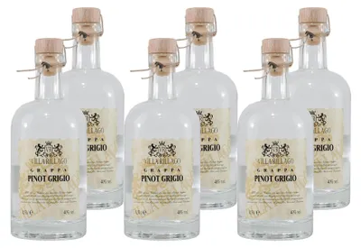 Produktbild von Villa Rillago Pinot Grigio Grappa (6 x 0,5L)