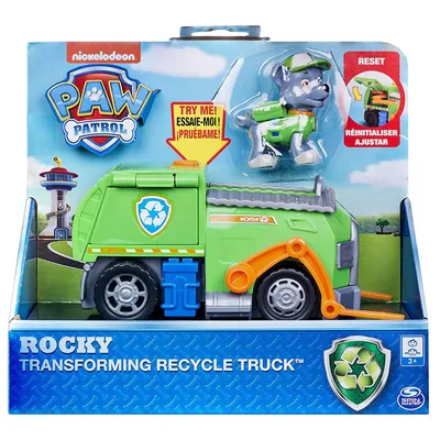 Produktbild von Spin Master 6022627 (20101573) - Paw Patrol - Basisfahrzeug mit Funktion, Rocky