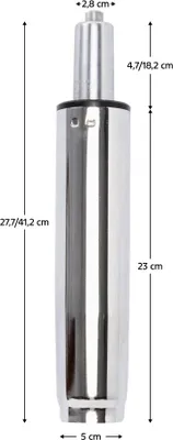Produktbild von Kondela Gasdruckfeder Kolben Typ 4 41,2 cm - Chrom