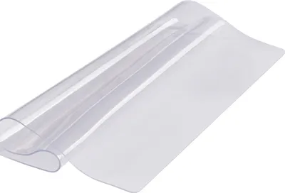 Image de SucceBuy Protector de mesa transparent, 12" x 12" / 305 x 305 mm, PVC de 1,5 mm, protector impermeable para escritorio, mesa de café y comedor