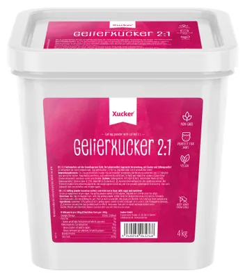 Produktbild von Xucker Gelierxucker 2:1, zuckerarme Gelierhilfe mit Xylit, 4,5kg