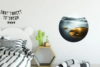 Produktbild von MuchoWow® - Wand Kreis - Wandbild - Schlafzimmer - Aluminium Bild - Kinderzimmer - Wohnzimmer Dekoration - Wandschmuck