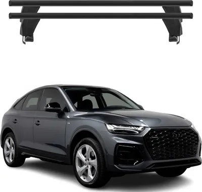 Produktbild von Menabo Dachträger Grundtäger für Audi Q5 FYT Sportback 2021-25 Alu Schwarz 2x