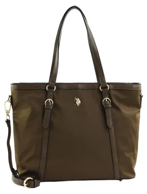 Immagine prodotto di U.S. POLO ASSN. borsa shopper borsa a tracolla Houston Shopping Bag Dark Brown marrone scuro