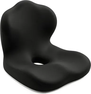 Obrázok produktu pre Sedacia a opieracia podložka 2 v 1, ergonomická viskoelastická podložka, tvarovaná do "L", vhodná do kancelárie a do auta