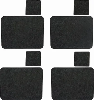 Produktbild von Oblique Unique Filz Platzmatten Filz Untersetzer Getränkeuntersetzer Set 4 Personen