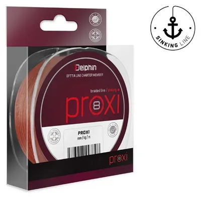 Produktbild von Delphin PROXI 8 braun 0,10mm 5,5kg 130m