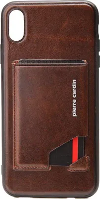 Immagine prodotto di Custodia marrone di Pierre Cardin - Cover posteriore - Elegante - In pelle - per iPhone Xs