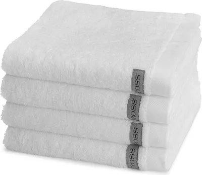 Produktbild von Ross Sinfonie 4 X Handtuch im Set Hochwertiger Walkfrottee für höchsten Komfort, Flauschiger Griff für angenehmes Hautgefühl, Elegante Bordüre für stilvolle Akzente