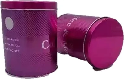 Produktbild von Rundes Metall Gebäckdosen 2er Set Metallic 2,2 L & 1 L mit CO2 Ventil, Datumskalender