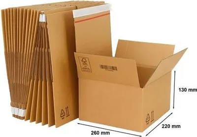 Produktbild von Karton 260 x 220 x 130 mm – Packung mit 100 Stück